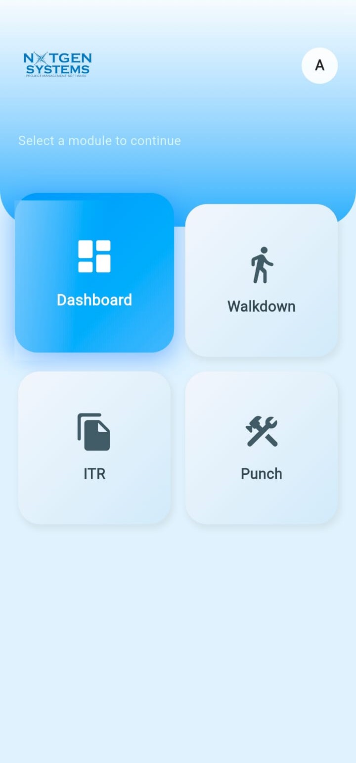 ECPMS Mobile App - Walkdown Interface